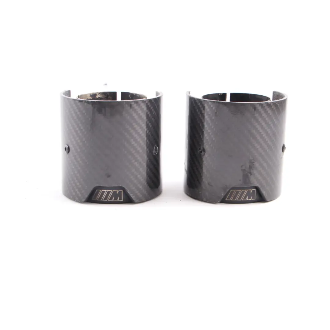  Exhaust Tips BMW F20 F21 LCI M140i B58 M Performance Muffler Pipe Black Carbon - SKU 2286255 - Part number 2286255