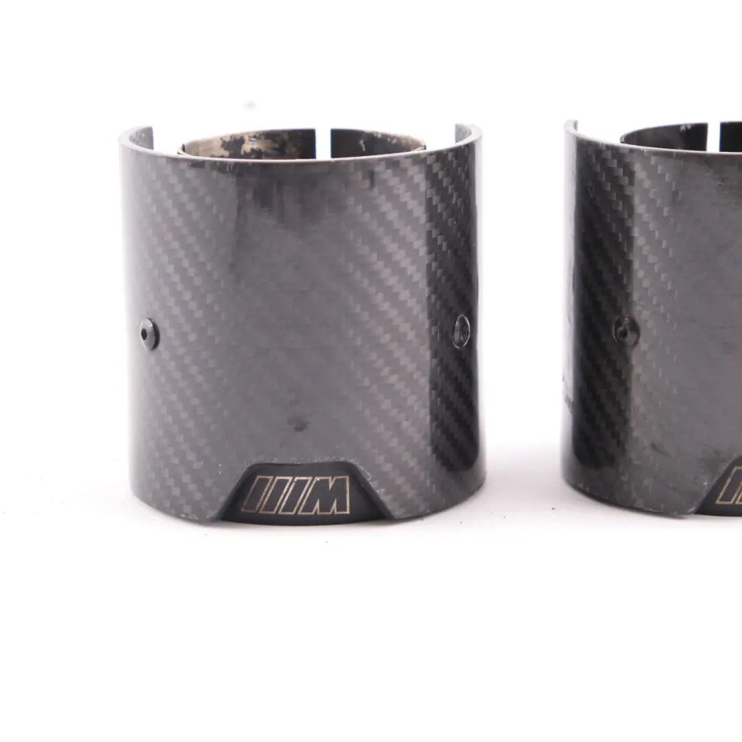  Exhaust Tips BMW F20 F21 LCI M140i B58 M Performance Muffler Pipe Black Carbon - SKU 2286255 - Part number 2286255