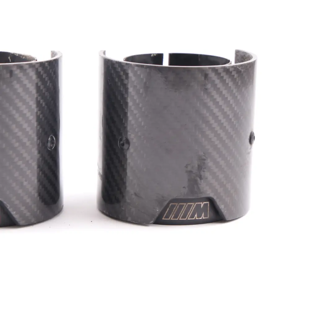  Exhaust Tips BMW F20 F21 LCI M140i B58 M Performance Muffler Pipe Black Carbon - SKU 2286255 - Part number 2286255