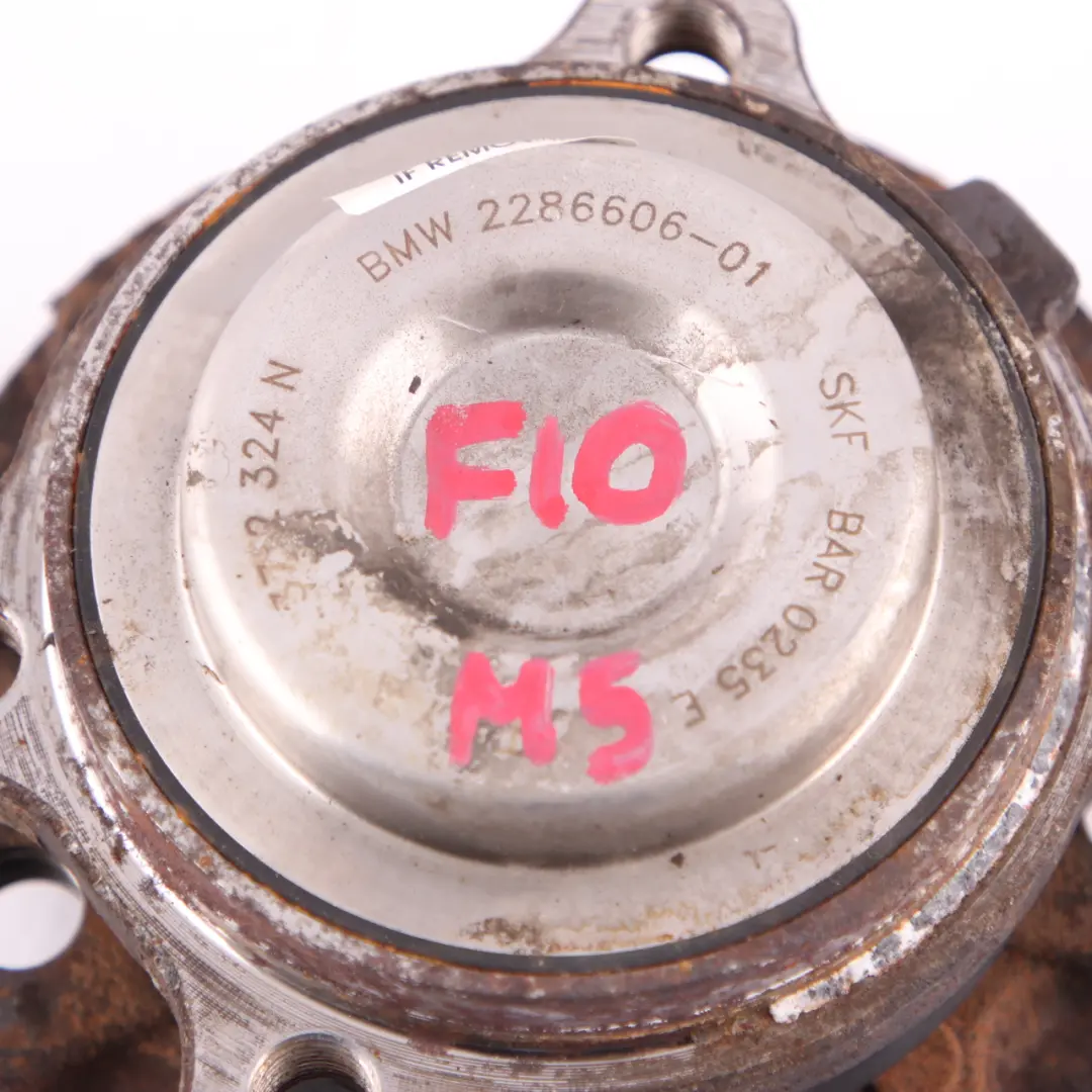 Flangia Sospensione Mozzo Ruota Anteriore Sinistra Destra per BMW F10 M5 con numero di parte 2286606 BMW F10 M5 Flangia Sospensione Mozzo Ruota Anteriore Sinistra Destra - SKU 2286606 - Numero di parte 2286606