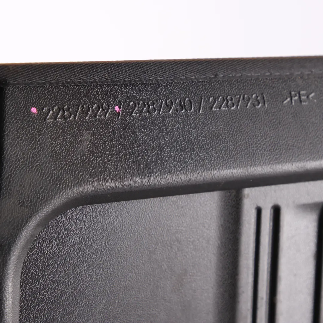 BMW F45 Boot Trunk Mat Mat Fitted Luggage Compartment Cover Black - SKU 2287929 - Part number 2287929