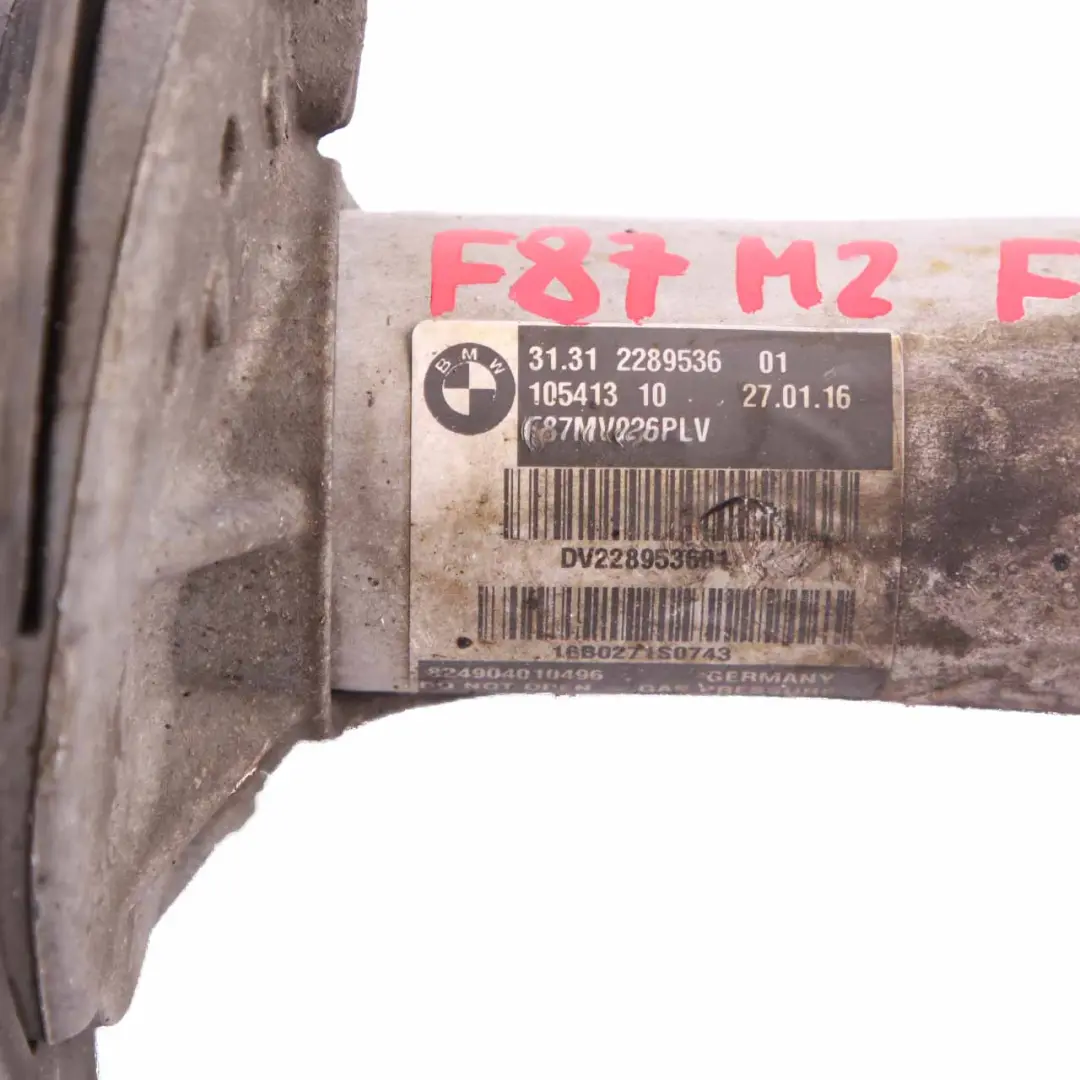Strut Front Right O/S Suspension Shock Absorber to BMW F87 M2 Spring with Part number 2289536 BMW F87 M2 Spring Strut Front Right O/S Suspension Shock Absorber - SKU 2289536 - Part number 2289536