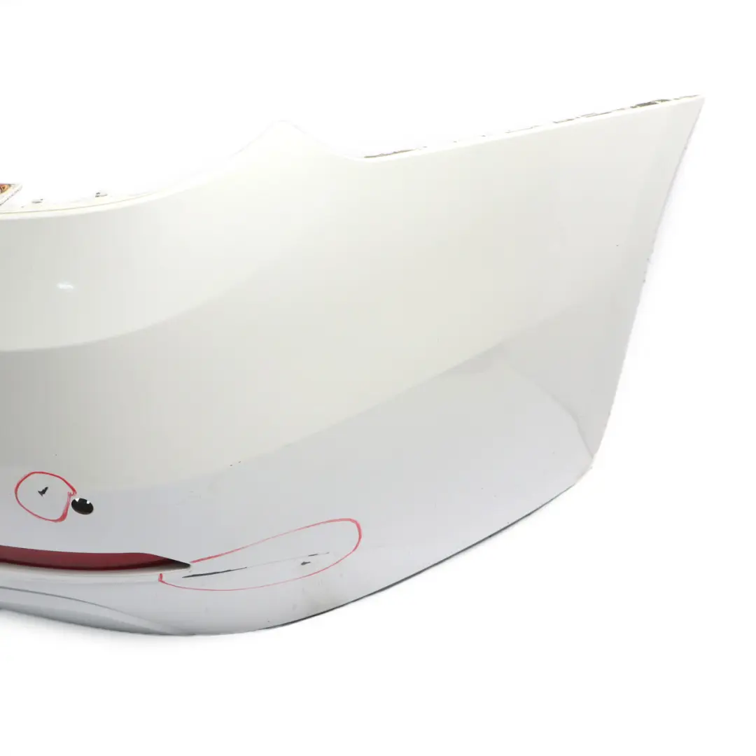 BMW F31 Touring Rear Bumper Trim Panel PDC Mineralweiss White Metallic - A96 - SKU 2295238-MW - Part number 2295238