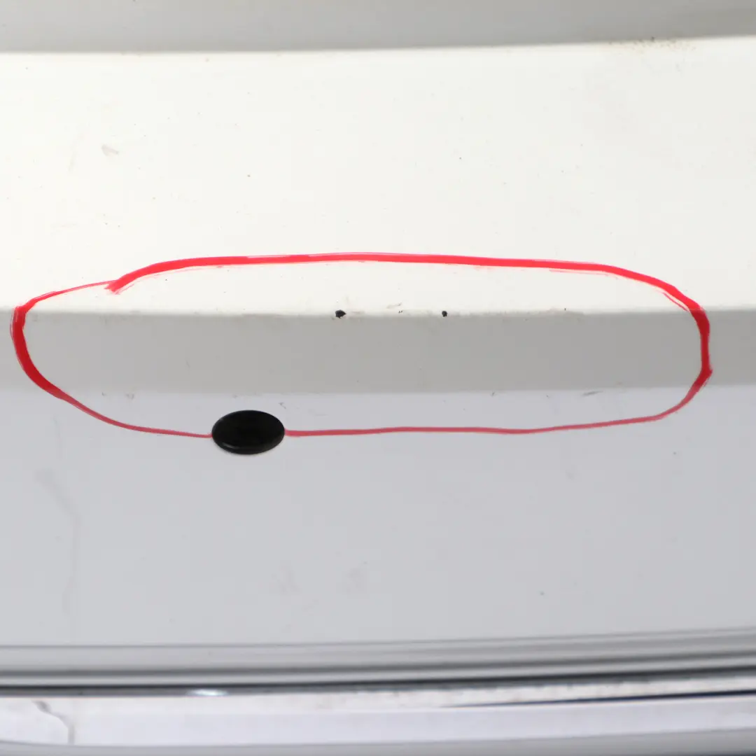 BMW F31 Touring Rear Bumper Trim Panel PDC Mineralweiss White Metallic - A96 - SKU 2295238-MW - Part number 2295238