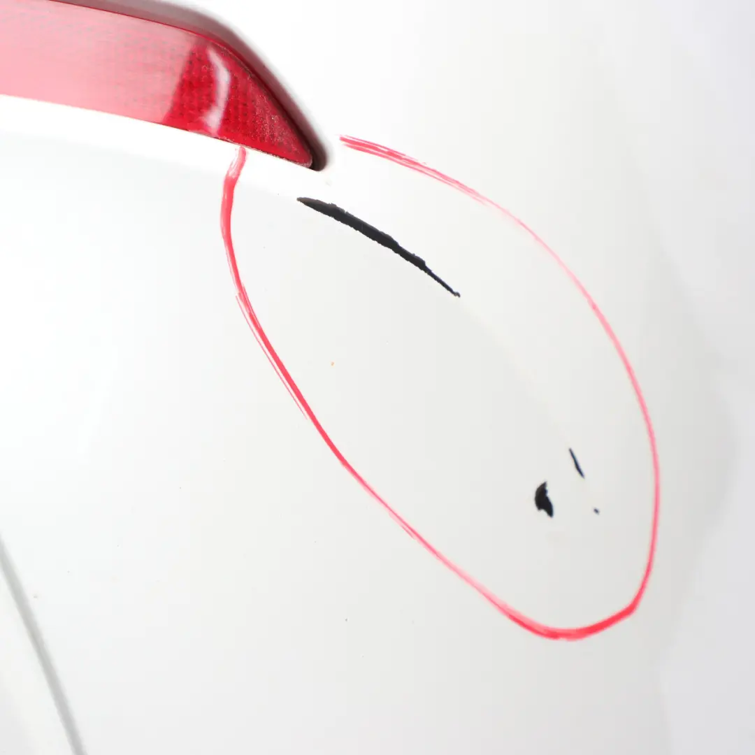 BMW F31 Touring Rear Bumper Trim Panel PDC Mineralweiss White Metallic - A96 - SKU 2295238-MW - Part number 2295238