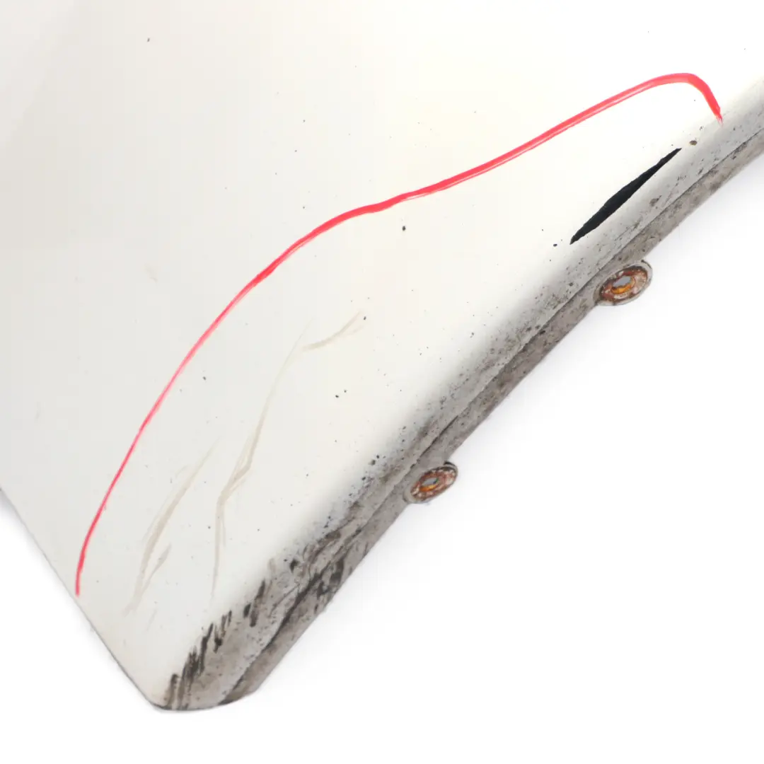 BMW F31 Touring Rear Bumper Trim Panel PDC Mineralweiss White Metallic - A96 - SKU 2295238-MW - Part number 2295238