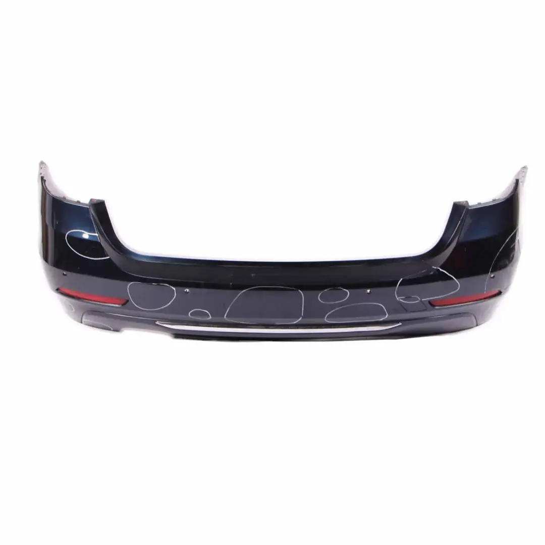 BMW F31 Sport Line Bumper Rear Trim Panel PDC Imperial Blau Blue Metallic - A89 - SKU 2295239-IBB1 - Part number 2295239