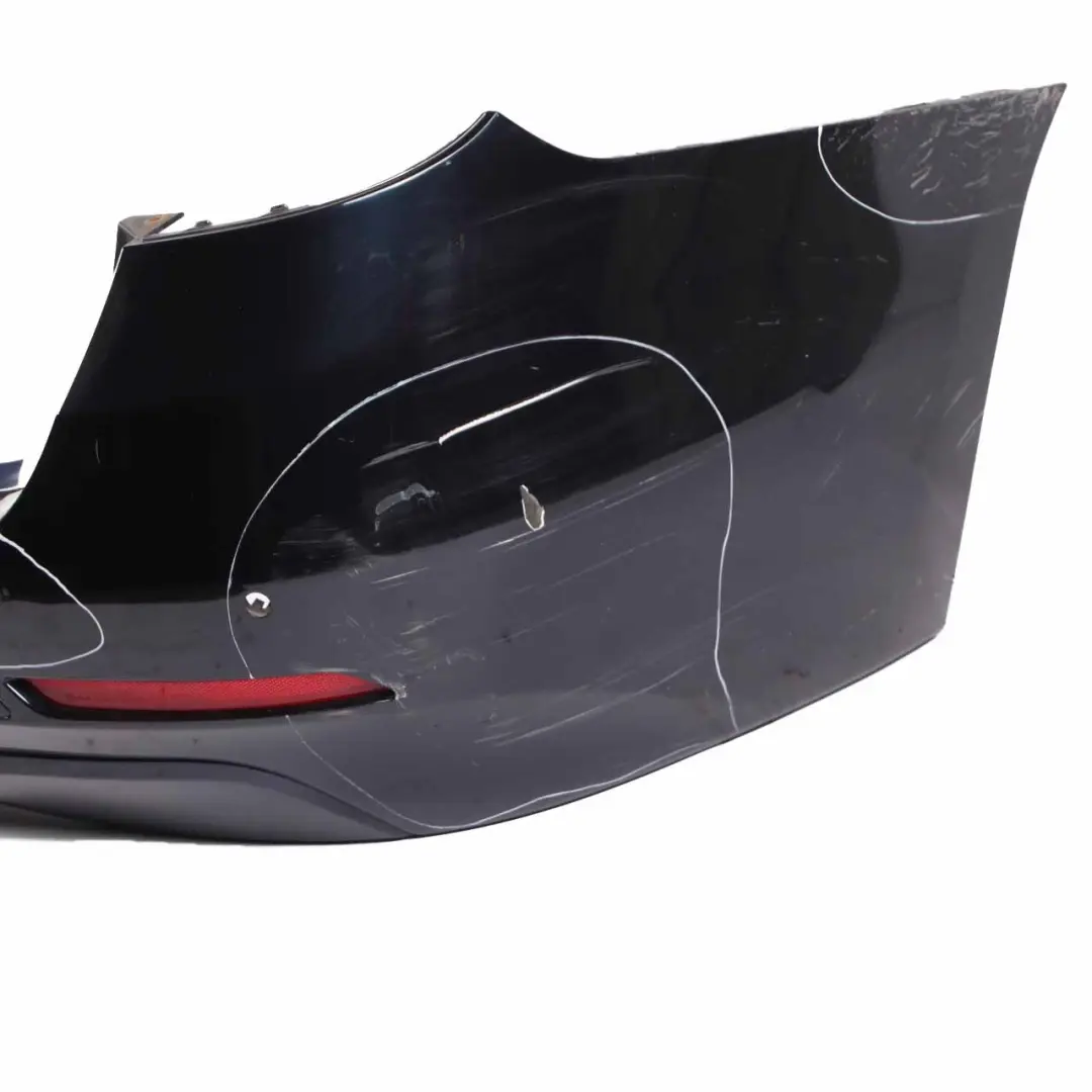 BMW F31 Sport Line Bumper Rear Trim Panel PDC Imperial Blau Blue Metallic - A89 - SKU 2295239-IBB1 - Part number 2295239