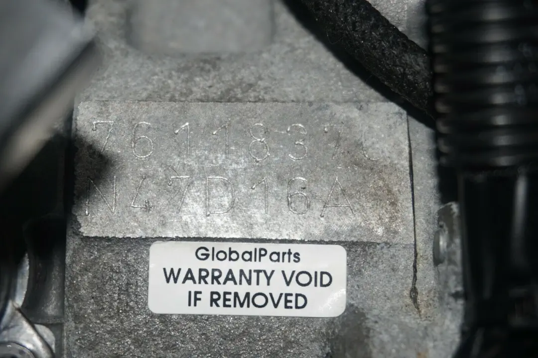 N47N Motor desnudo N47D16A 99 000km, GARANTIA para BMW F20 F21 114d 116d ed con número de pieza 2296635 BMW F20 F21 114d 116d ed N47N Motor desnudo N47D16A 99 000km, GARANTIA - SKU 2296635 - Número de pieza 2296635