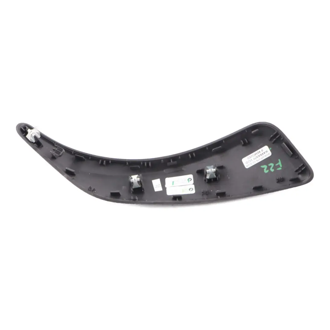 Handle Cover Interior Rear Right O/S Door Pull Carbon Fibre to BMW F20 with Part number 2297176 BMW F20 Handle Cover Interior Rear Right O/S Door Pull Carbon Fibre - SKU 2297176 - Part number 2297176