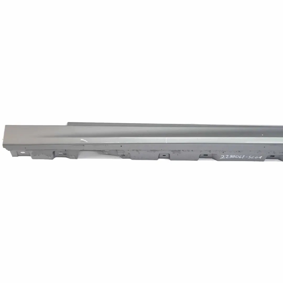 Side Skirt M5 M Sport Door Sill Cover Left N/S Spacegrau Grey - A52 to BMW F10 with Part number 2298067 BMW F10 Side Skirt M5 M Sport Door Sill Cover Left N/S Spacegrau Grey - A52 - SKU 2298067-SCG1 - Part number 2298067