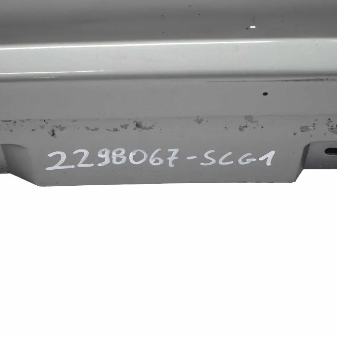 BMW F10 Faldón lateral M5 M Sport Cubre umbral de puerta Izquierda Spacegrau A52 - SKU 2298067-SCG1 - Número de pieza 2298067