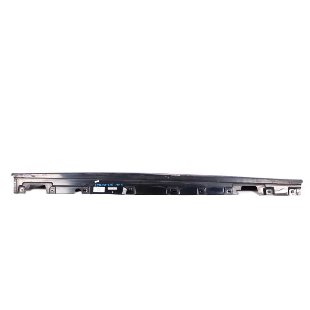 Door Sill Cover Skirt Panel Right O/S Carbon Black - 416 to BMW 5 F10 F11 M Sport with Part number 2298068 BMW 5 F10 F11 M Sport Door Sill Cover Skirt Panel Right O/S Carbon Black - 416 - SKU 2298068-CAR - Part number 2298068