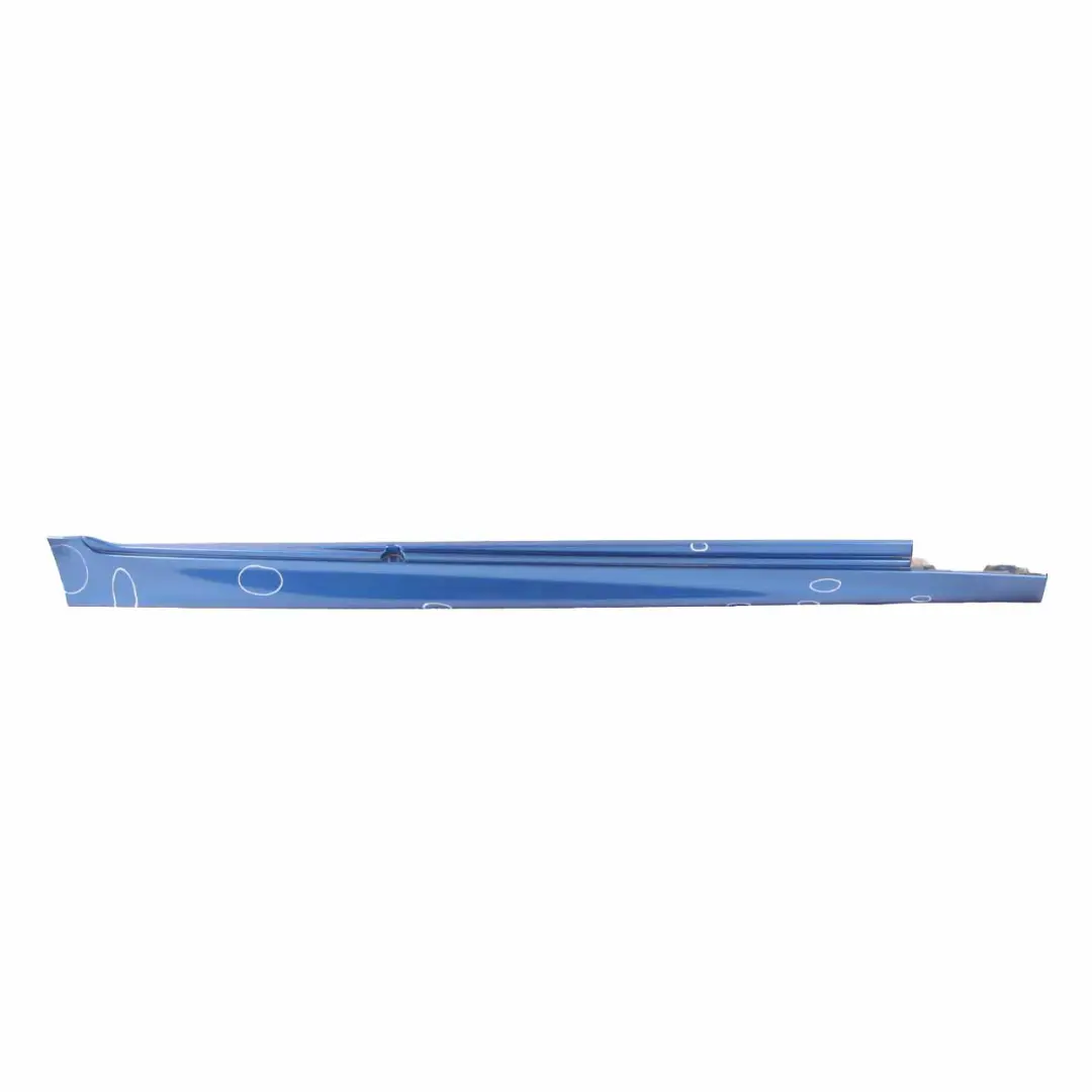 Side Skirt M5 M Sport Door Sill Cover Right O/S Monte Carlo Blue - B05 to BMW F10 with Part number 2298068 BMW F10 Side Skirt M5 M Sport Door Sill Cover Right O/S Monte Carlo Blue - B05 - SKU 2298068-MCB - Part number 2298068