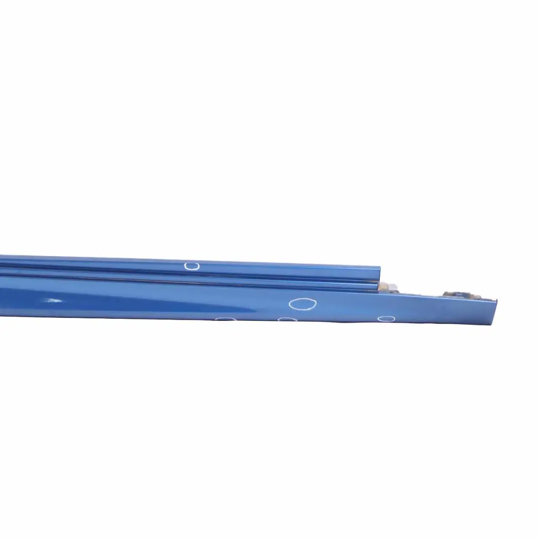 Side Skirt M5 M Sport Door Sill Cover Right O/S Monte Carlo Blue - B05 to BMW F10 with Part number 2298068 BMW F10 Side Skirt M5 M Sport Door Sill Cover Right O/S Monte Carlo Blue - B05 - SKU 2298068-MCB - Part number 2298068