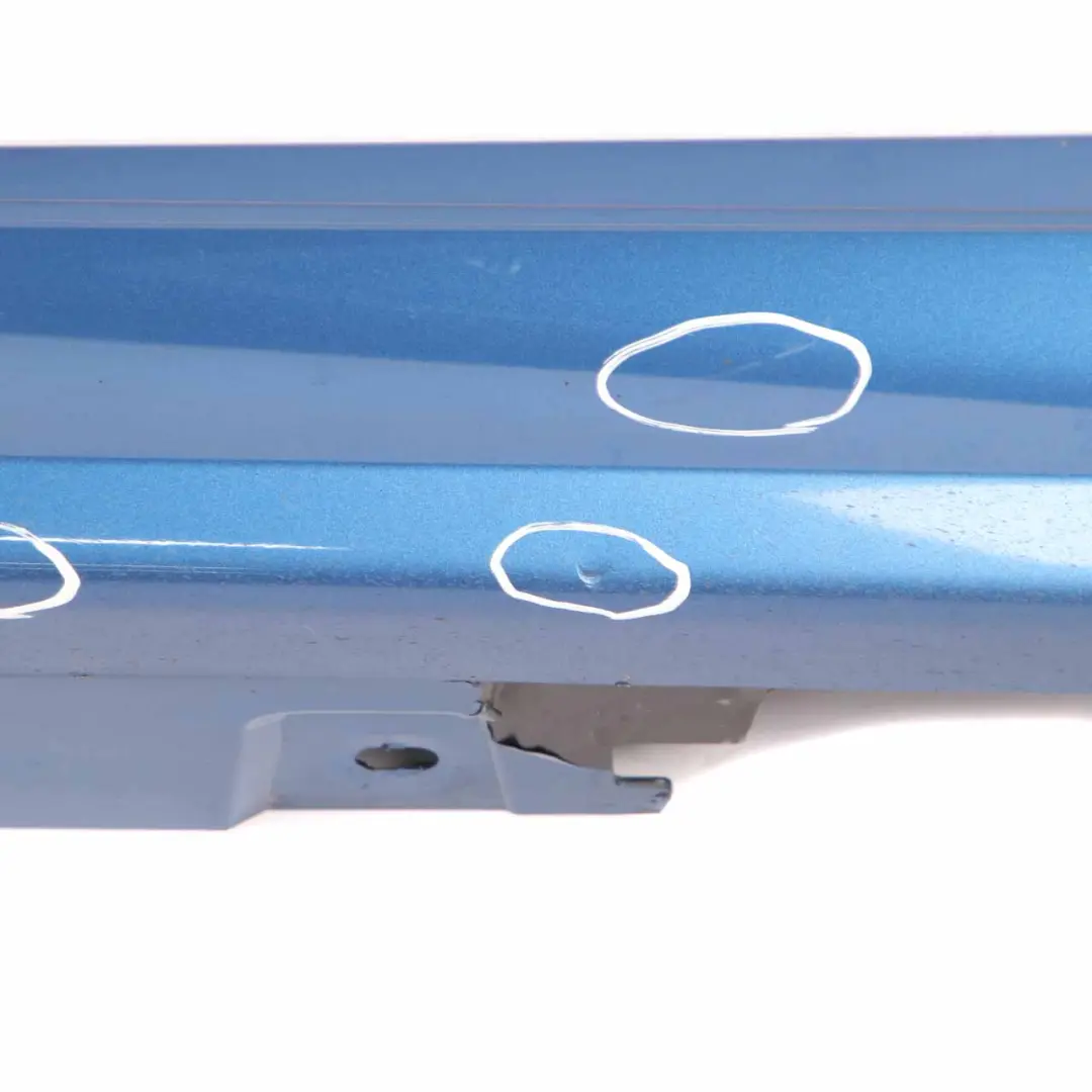 Side Skirt M5 M Sport Door Sill Cover Right O/S Monte Carlo Blue - B05 to BMW F10 with Part number 2298068 BMW F10 Side Skirt M5 M Sport Door Sill Cover Right O/S Monte Carlo Blue - B05 - SKU 2298068-MCB - Part number 2298068