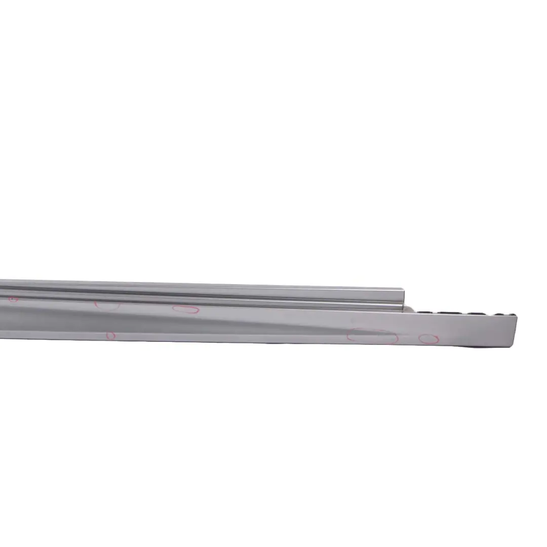 Side Skirt M5 M Sport Door Sill Cover Left N/S Spacegrau Grey - A52 to BMW F10 with Part number 2298067 BMW F10 Side Skirt M5 M Sport Door Sill Cover Left N/S Spacegrau Grey - A52 - SKU 2298067-SCG - Part number 2298067