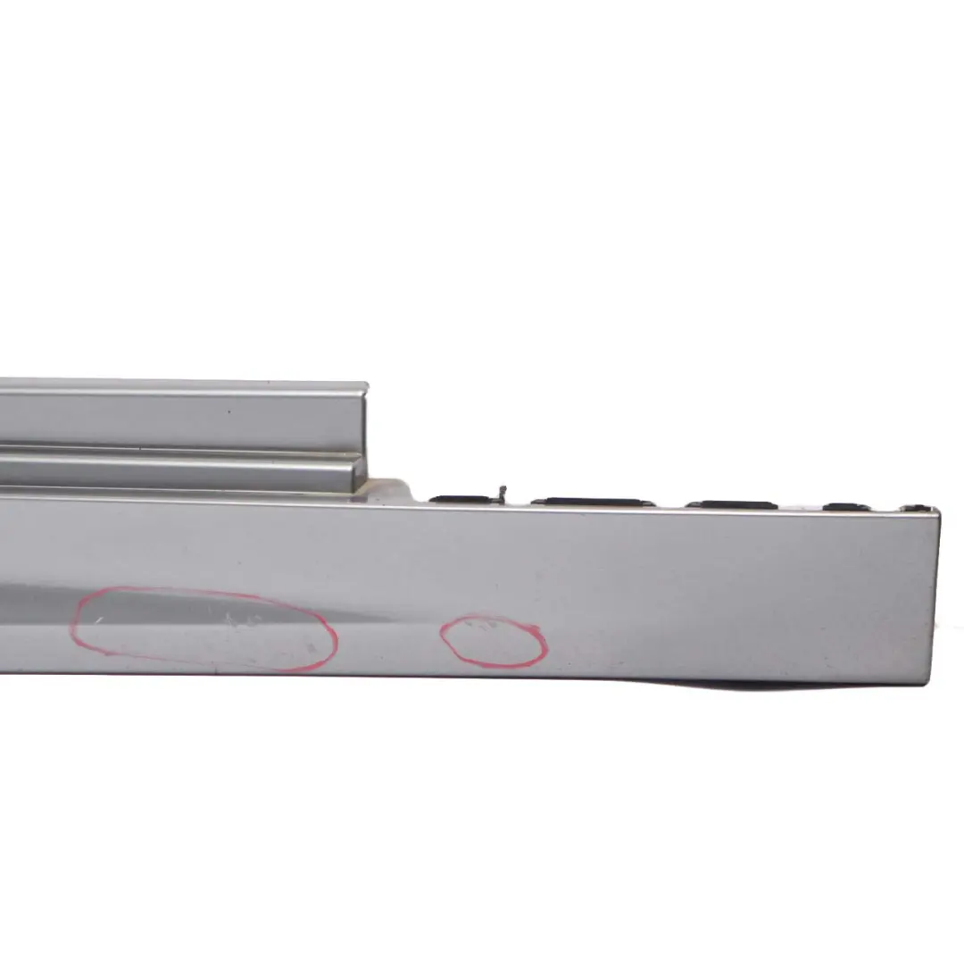 Side Skirt M5 M Sport Door Sill Cover Right O/S Spacegrau Grey - A52 to BMW F10 with Part number 2298068 BMW F10 Side Skirt M5 M Sport Door Sill Cover Right O/S Spacegrau Grey - A52 - SKU 2298068-SCG - Part number 2298068