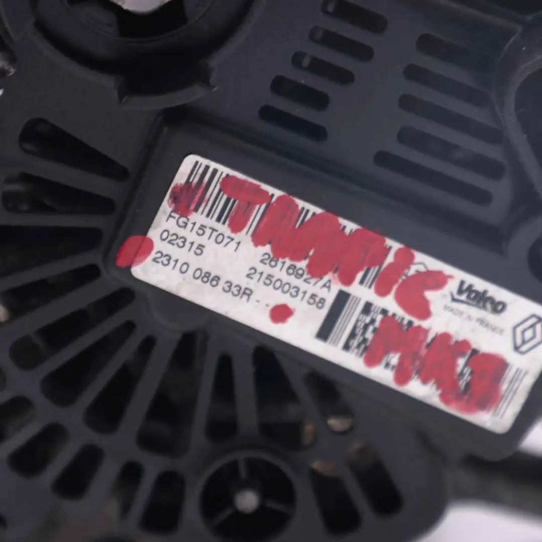 Alternador Generador para Renault Trafic Opel Vivaro 1.6 dCi Diesel con número de pieza 231008633R Renault Trafic Opel Vivaro 1.6 dCi Diesel Alternador Generador - SKU 231008633R - Número de pieza 231008633R