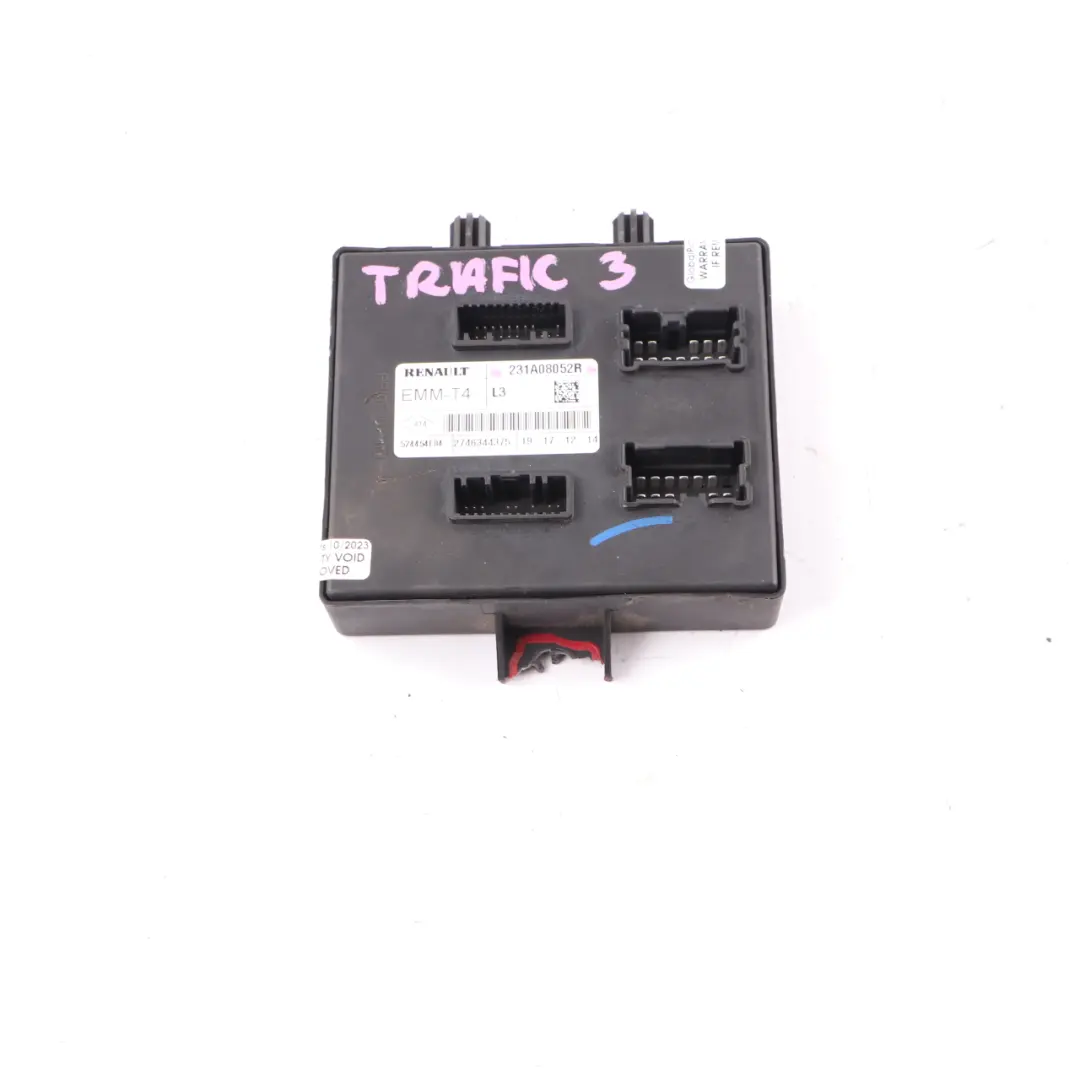 Renault Trafic 3 BSI BSM Body EMM-T4 L3 Control Unit Module - SKU 231A08052R - Part number 231A08052R