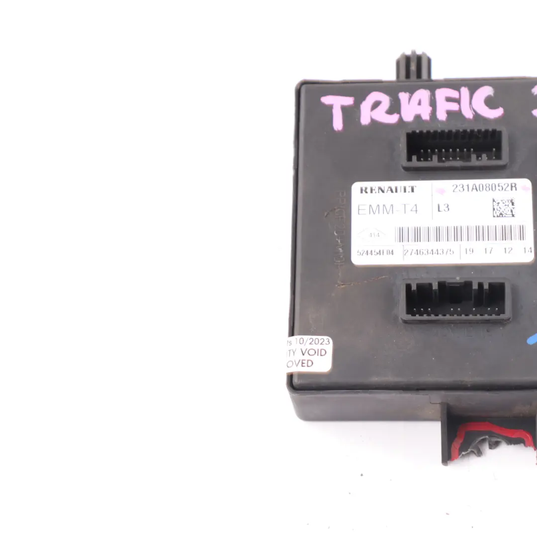 Renault Trafic 3 BSI BSM Body EMM-T4 L3 Control Unit Module - SKU 231A08052R - Part number 231A08052R