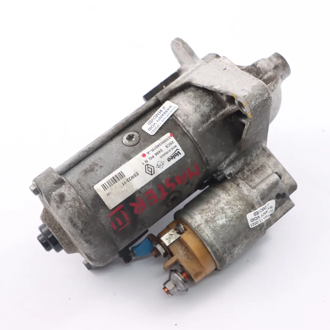 Motorino di avviamento per Renault Master 3 Opel Movano B 2.3 DCI Diesel con numero di parte 233003407R Renault Master 3 Opel Movano B 2.3 DCI Diesel Motorino di avviamento - SKU 233003407R - Numero di parte 233003407R