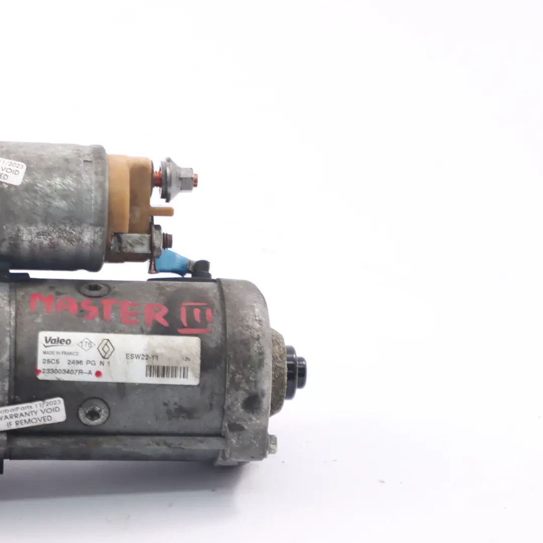 Motorino di avviamento per Renault Master 3 Opel Movano B 2.3 DCI Diesel con numero di parte 233003407R Renault Master 3 Opel Movano B 2.3 DCI Diesel Motorino di avviamento - SKU 233003407R - Numero di parte 233003407R