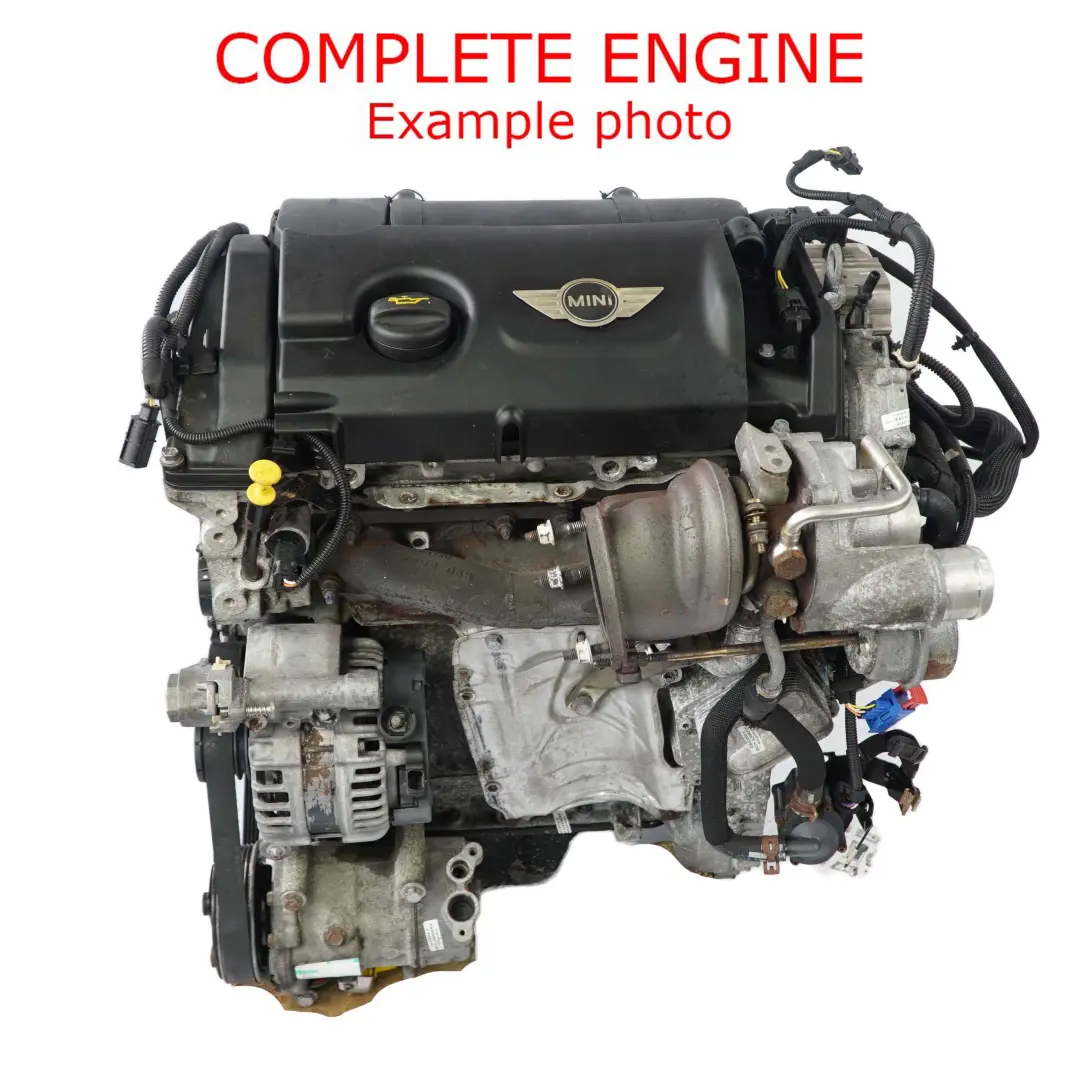 184HP Bare Engine N18B16A 49k miles, WARRANTY to Mini Cooper S R55 R56 LCI R60 R61 with Part number 2348321 Mini Cooper S R55 R56 LCI R60 R61 184HP Bare Engine N18B16A 49k miles, WARRANTY - SKU 2348321 - Part number 2348321