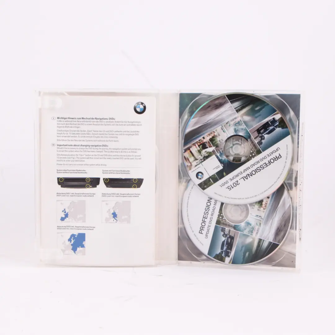 Disc Professional Navigation 2015 Update DVD Road Map Europe to BMW with Part number 2350554 BMW Disc Professional Navigation 2015 Update DVD Road Map Europe - SKU 2350554 - Part number 2350554