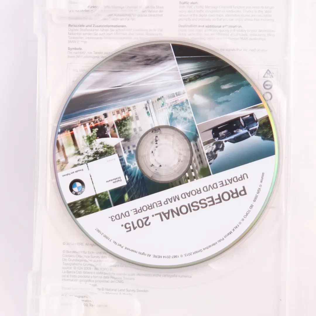 Disc Professional Navigation 2015 Update DVD Road Map Europe to BMW with Part number 2350554 BMW Disc Professional Navigation 2015 Update DVD Road Map Europe - SKU 2350554 - Part number 2350554