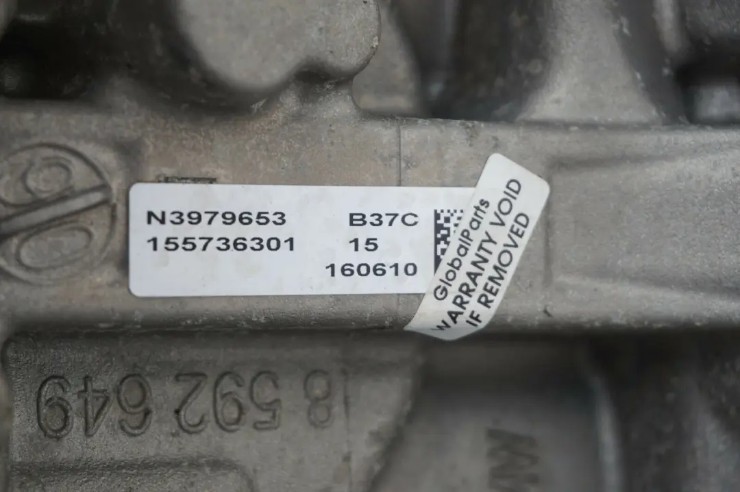 Mini Cooper One D F55 F56 Motor Completo B37C15A Diesel B37 79 000 km, GARANTIA - SKU 2353826-1 - Número de pieza 2353826