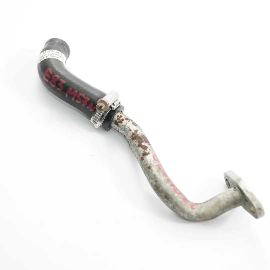 M57N Turbo Oil Return Pipe Turbocharger Return Line to BMW 3 E46 X3 E83 with Part number 2354030 BMW 3 E46 X3 E83 M57N Turbo Oil Return Pipe Turbocharger Return Line - SKU 2354030 - Part number 2354030