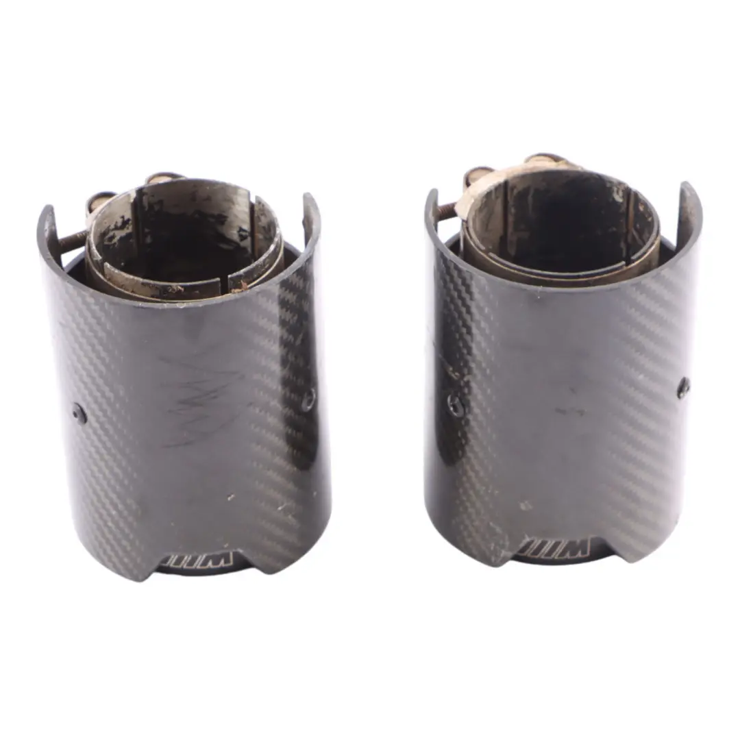 BMW F22 F30 F32 F10 LCI N55 B58 M Performance Tailpipe Carbon Trim Set - SKU 2355889 - Part number 2355889