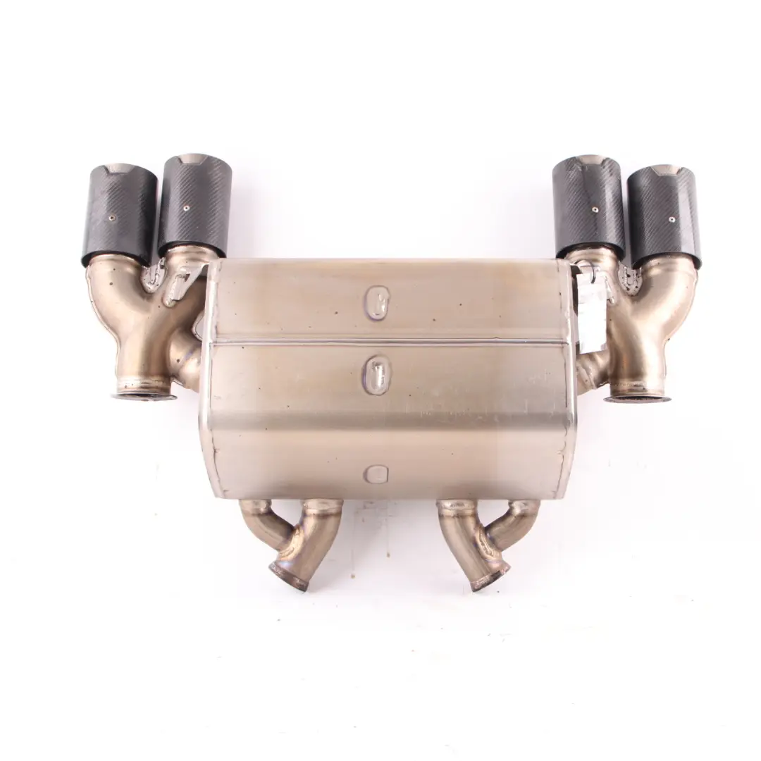 Exhaust Silencer BMW F80 M3 F82 M4 M Performance Muffler Box Double to Rear with Part number 2357916 Rear Exhaust Silencer BMW F80 M3 F82 M4 M Performance Muffler Box Double - SKU 2357916 - Part number 2357916