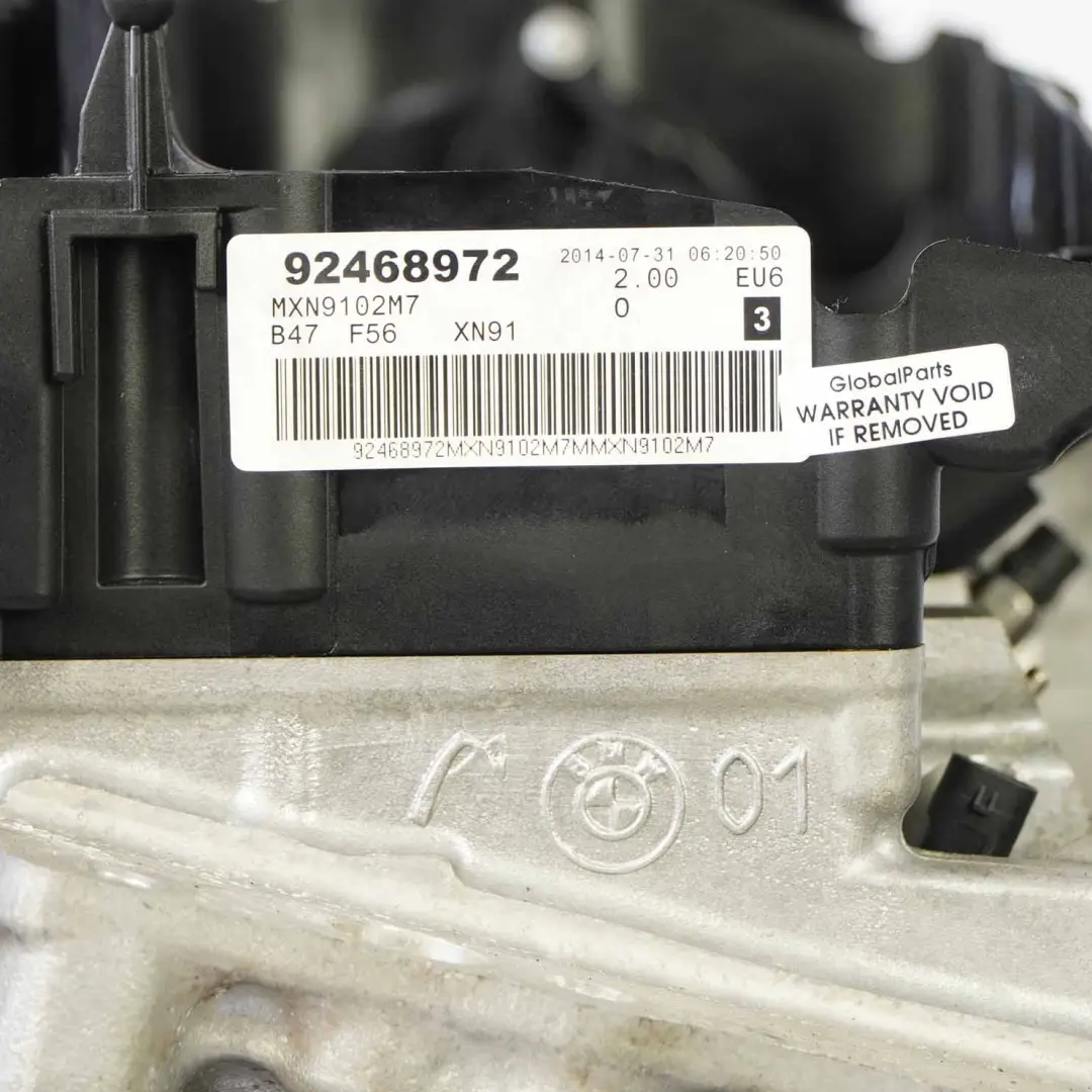 170HP Motore Nudo B47C20A Diesel B47 GARANZIA per Mini Cooper SD F54 F55 F56 F57 F60 con numero di parte 2357918 Mini Cooper SD F54 F55 F56 F57 F60 170HP Motore Nudo B47C20A Diesel B47 GARANZIA - SKU 2357918 - Numero di parte 2357918