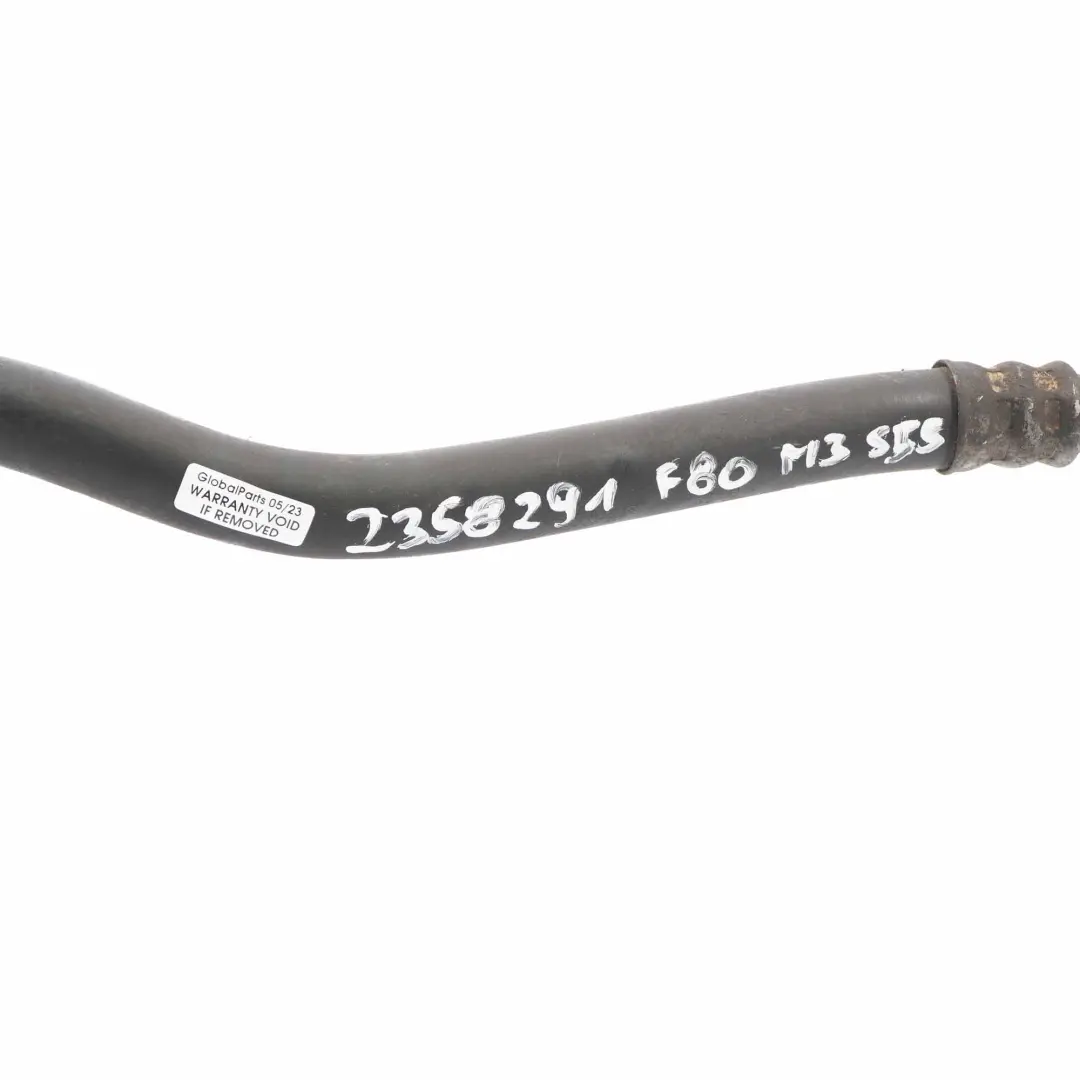 BMW F80 M3 F82 M4 Motor Refrigeración Tubo de retorno Manguera - SKU 2358291 - Número de pieza 2358291