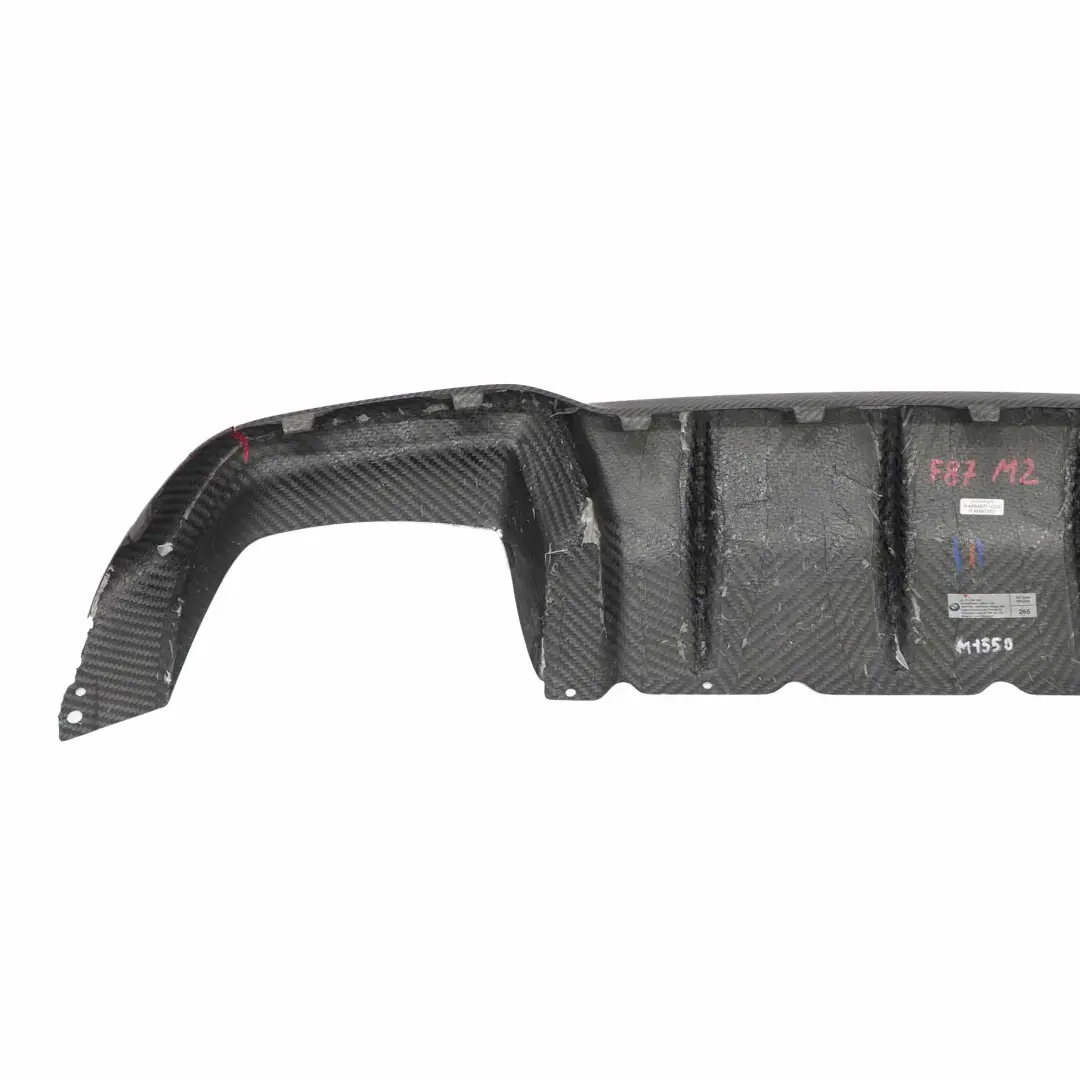  Bumper Diffuser BMW F87 M2 M Performance Carbon Rear Centre Trim Panel Covering - SKU 2361665 - Part number 2361665