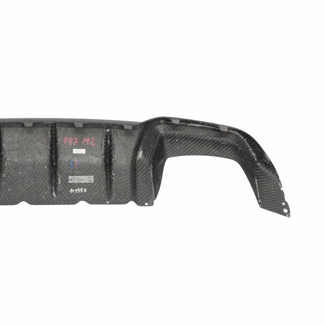  Bumper Diffuser BMW F87 M2 M Performance Carbon Rear Centre Trim Panel Covering - SKU 2361665 - Part number 2361665
