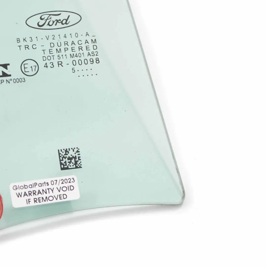 Ford Transit Vetro della porta anteriore destra vetri AS2 BK31V21410A - SKU 2366280 - Numero di parte 2366280