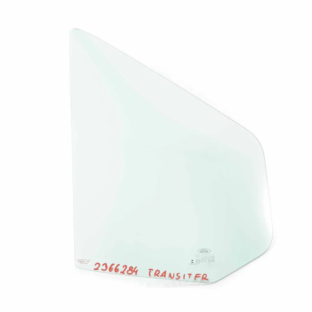 Window Quarter Glass Door Front Right O/S Glazing BK31V21418A to Ford Transit with Part number 2366284 Ford Transit Window Quarter Glass Door Front Right O/S Glazing BK31V21418A - SKU 2366284 - Part number 2366284