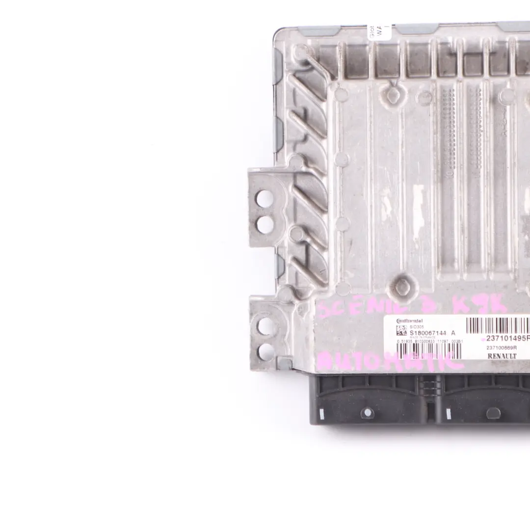 K9K 1.5 DCI Engine Control Unit ECU Automatic to Renault Scenic 3 III with Part number 237101495R Renault Scenic 3 III K9K 1.5 DCI Engine Control Unit ECU Automatic - SKU 237101495R - Part number 237101495R