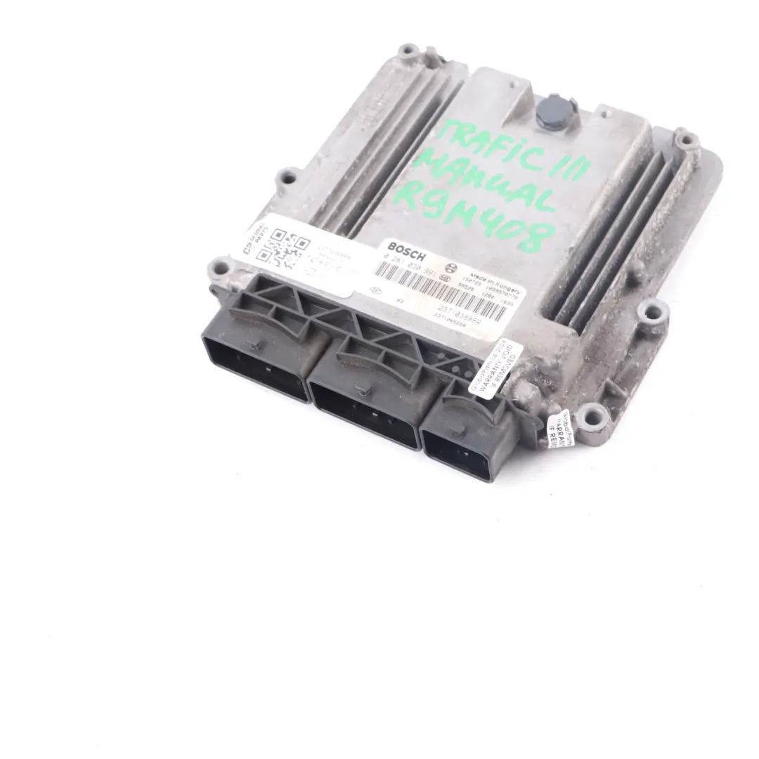 Renault Trafic 3 R9M 1.6 DCI Engine Control Unit Module ECU Manual - SKU 237103888R - Part number 237103888R