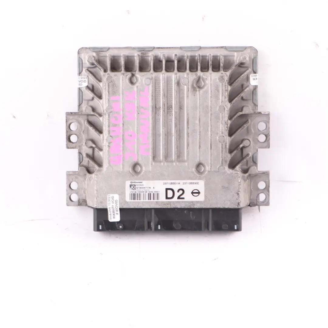 M9R Engine ECU Control Unit Module Manual to Nissan Qashqai with Part number 23710BB31A Nissan Qashqai M9R Engine ECU Control Unit Module Manual - SKU 23710BB31A - Part number 23710BB31A