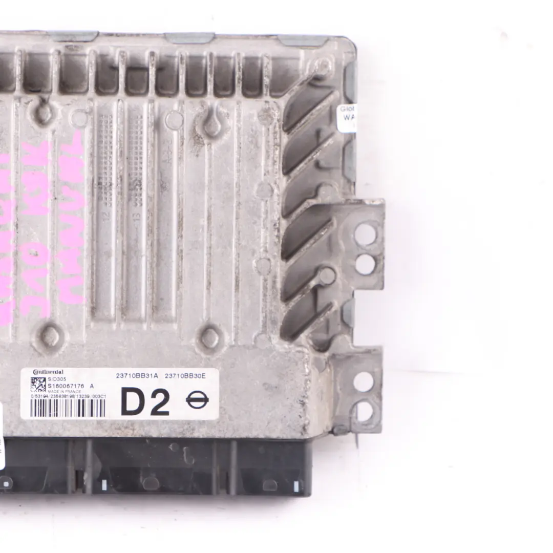M9R Engine ECU Control Unit Module Manual to Nissan Qashqai with Part number 23710BB31A Nissan Qashqai M9R Engine ECU Control Unit Module Manual - SKU 23710BB31A - Part number 23710BB31A