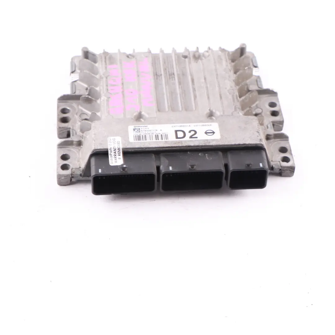 M9R Engine ECU Control Unit Module Manual to Nissan Qashqai with Part number 23710BB31A Nissan Qashqai M9R Engine ECU Control Unit Module Manual - SKU 23710BB31A - Part number 23710BB31A