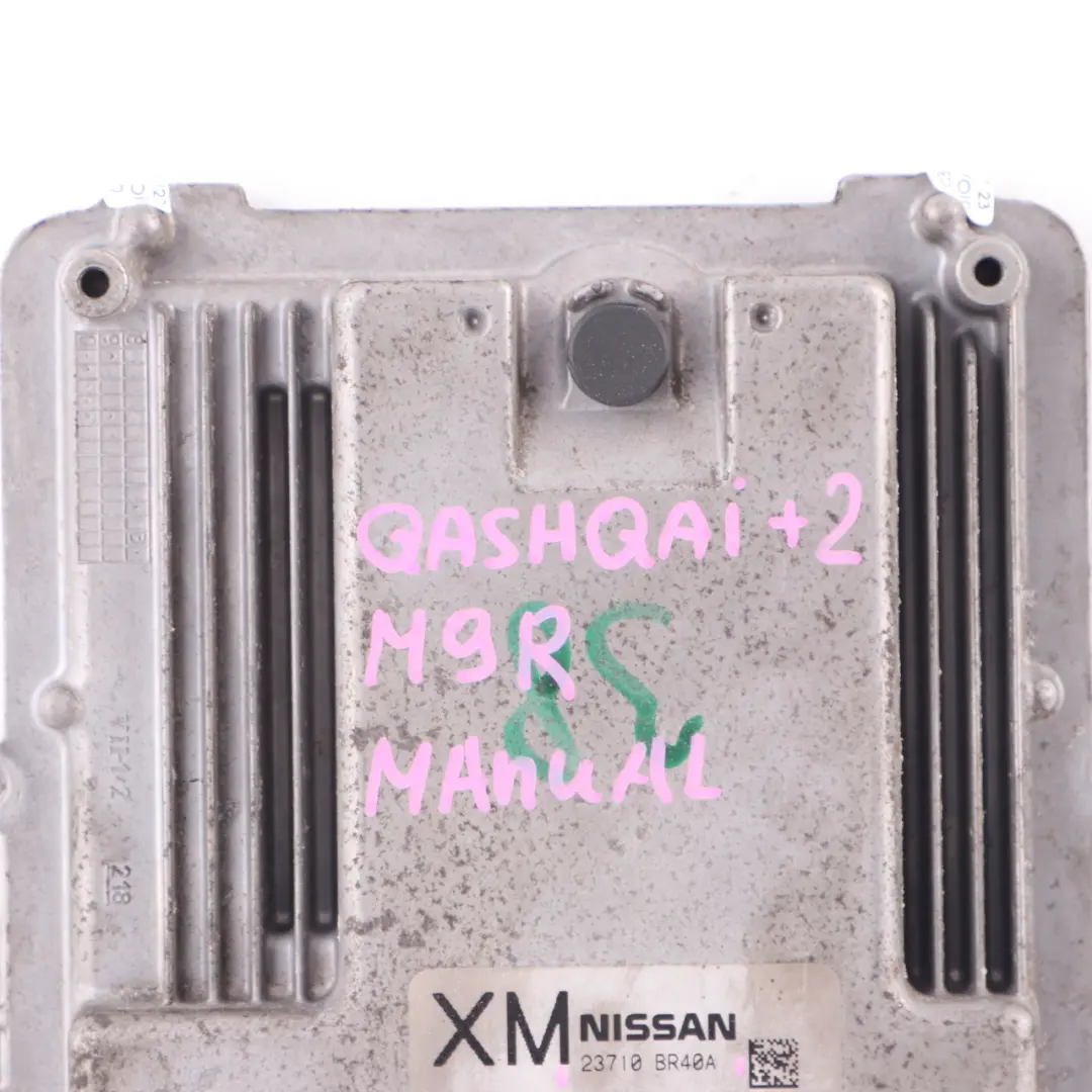 Quashqai J10 M9R 2.0 DCI Diesel Engine Control Unit ECU Manual to Nissan with Part number 23710BR40A Nissan Quashqai J10 M9R 2.0 DCI Diesel Engine Control Unit ECU Manual - SKU 23710BR40A - Part number 23710BR40A