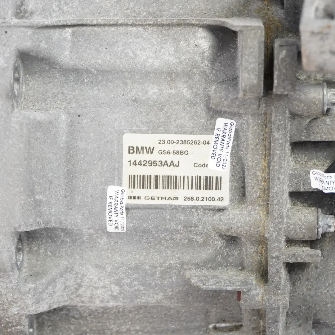 B38 Boîte de Vitesses Manuelle GS6-58BG AAJ GARANTIE pour BMW F45 218i à propos du numéro de pièce 2385262 BMW F45 218i B38 Boîte de Vitesses Manuelle GS6-58BG AAJ GARANTIE - SKU 2385262 - Numéro de pièce 2385262