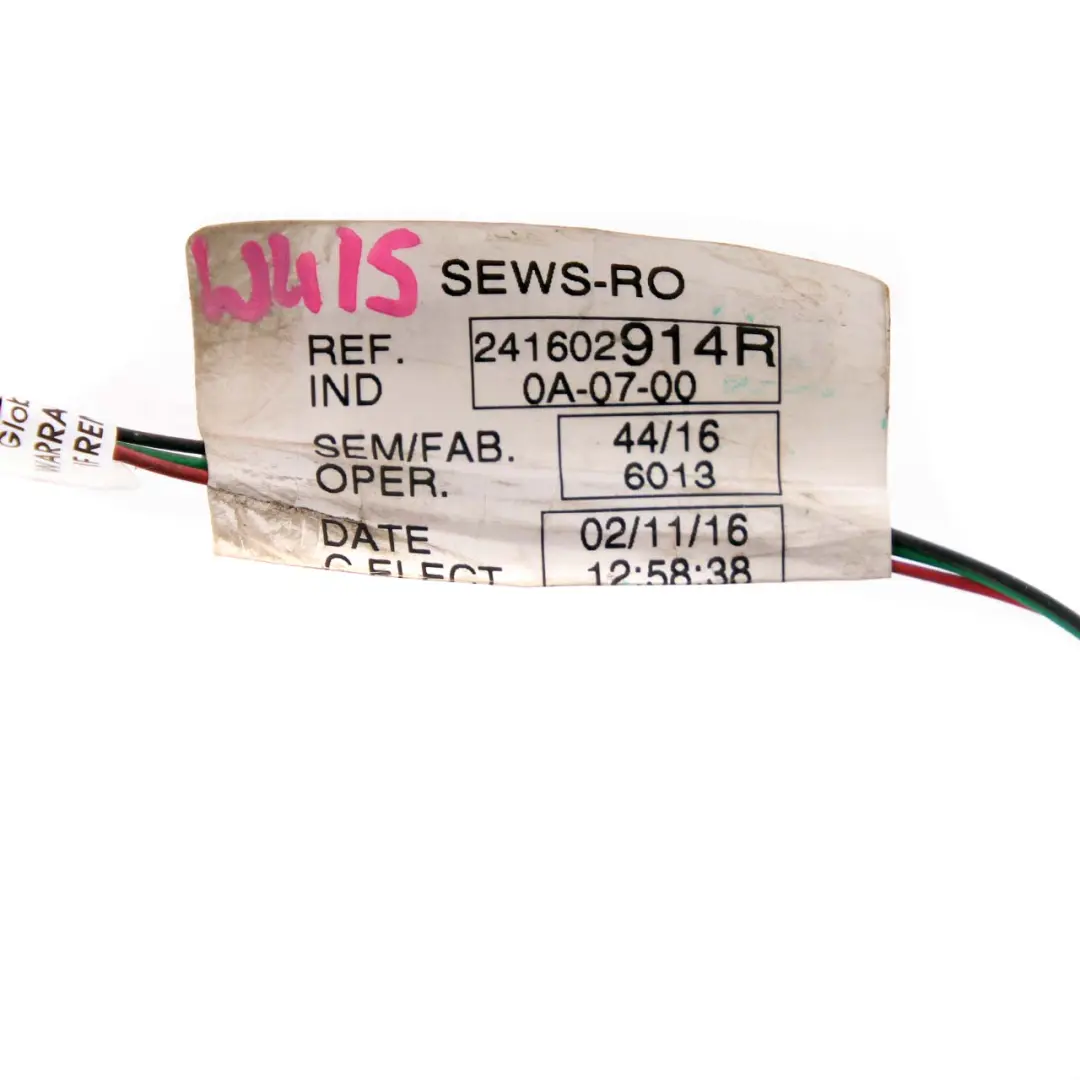 Interior Lighting Cable Wiring Loom Harness to Mercedes W415 Citan with Part number 241602914R Mercedes W415 Citan Interior Lighting Cable Wiring Loom Harness - SKU 241602914R - Part number 241602914R