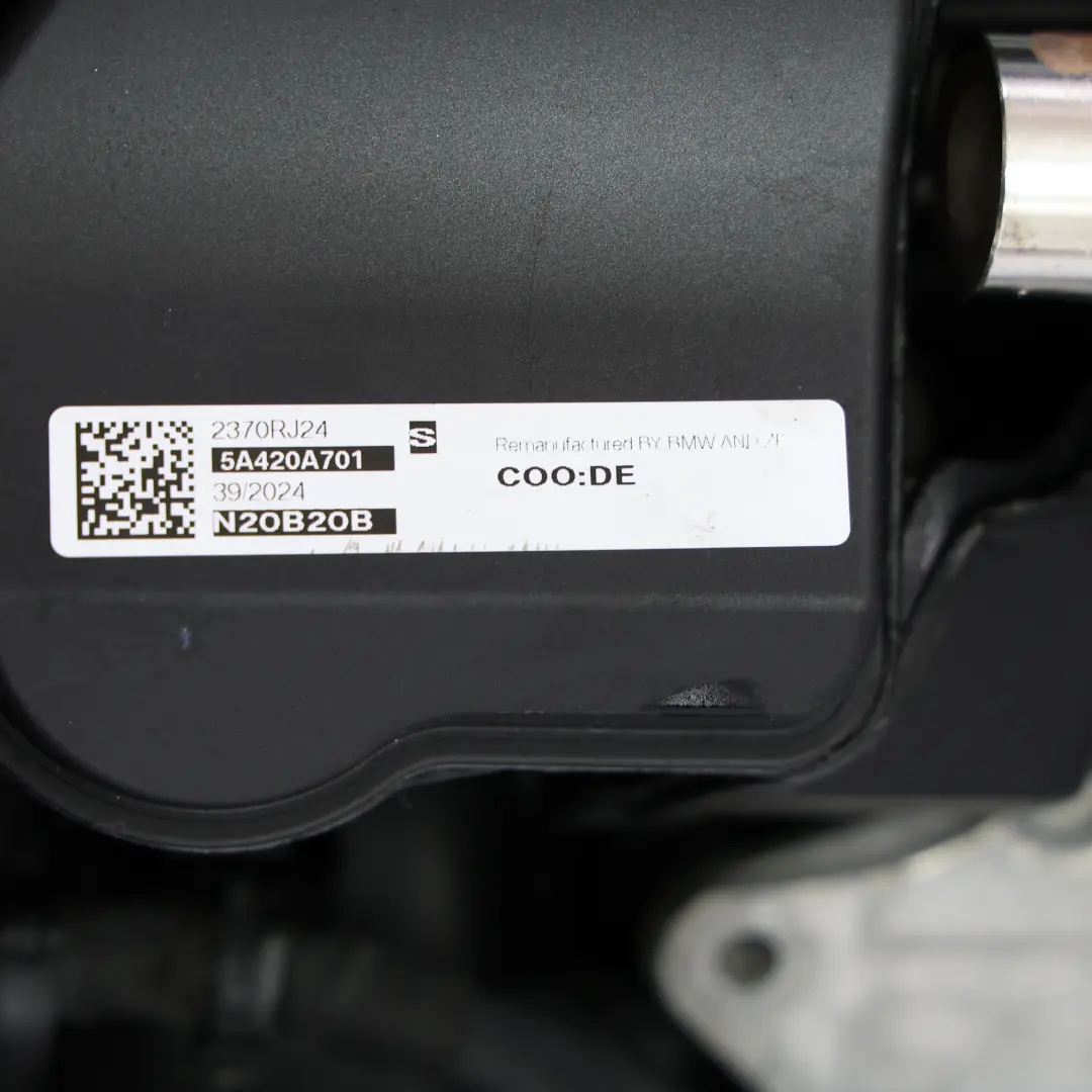 N20 Kompletter Motor N20B20B 10TKM, GARANTIE für BMW F11 LCI 520i F22 220i F30 320i mit Teilenummer 2420319 BMW F11 LCI 520i F22 220i F30 320i N20 Kompletter Motor N20B20B 10TKM, GARANTIE - SKU 2420319-5 - Teilenummer 2420319