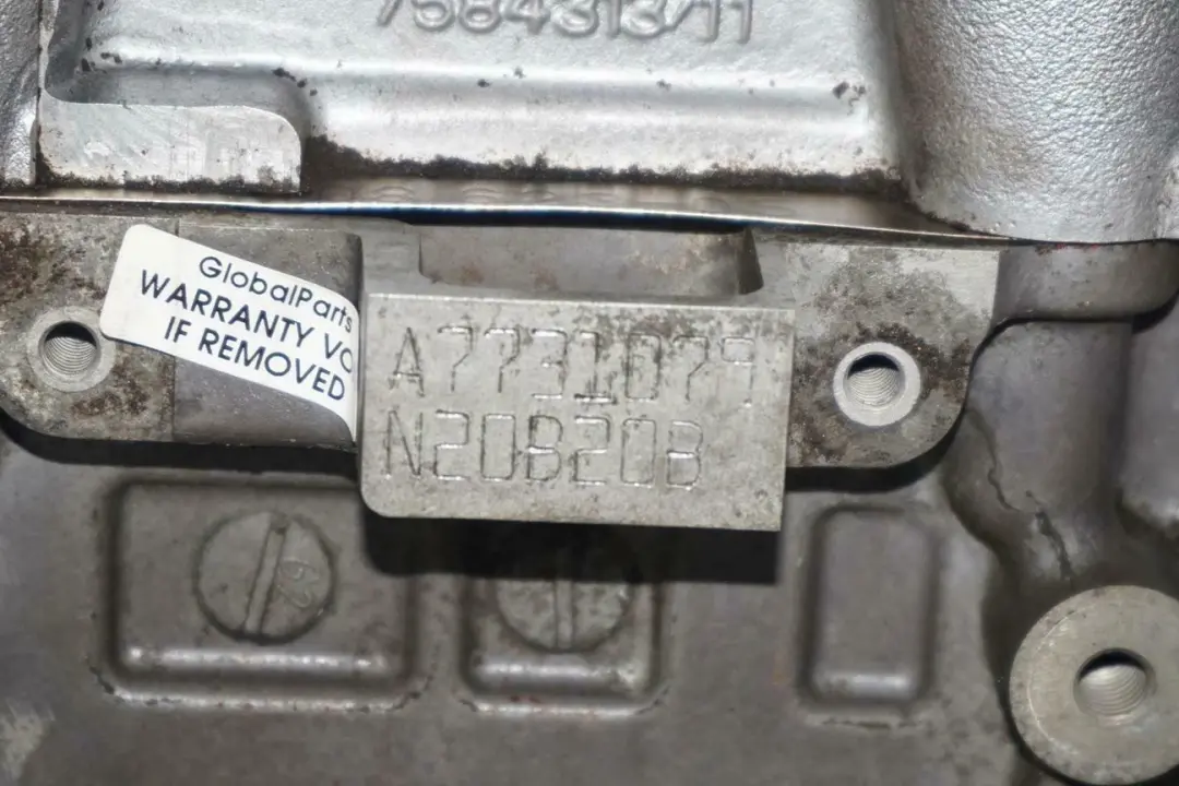 BMW F11 LCI F22 F30 F31 F32 F33 N20 Bare Engine N20B20B with 69k miles WARRANTY - SKU 2420319 - Part number 2420319